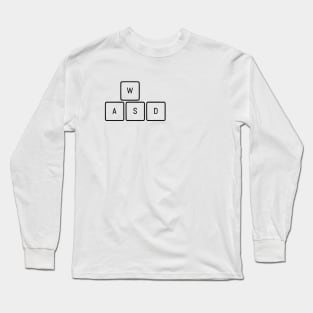 WASD Keys Long Sleeve T-Shirt